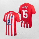 Atletico Madrid Spieler Savic Heimtrikot 2023-2024