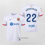 Barcelona Spieler Gundogan Auswartstrikot 2023-2024