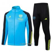 Jacke Trainingsanzug Arsenal 2023-2024 Blau