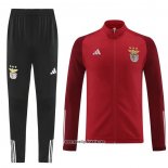 Jacke Trainingsanzug Benfica 2023-2024 Rot