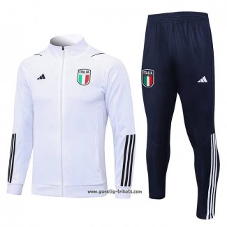 Jacke Trainingsanzug Italien 2023-2024 WeiB