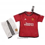 Manchester United Heimtrikot Kinder 2023-2024