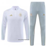 Sweatshirt Trainingsanzug Algerien 2023-2024 WeiB