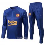 Sweatshirt Trainingsanzug Barcelona 2022-2023 Blau