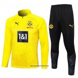 Sweatshirt Trainingsanzug Borussia Dortmund 2023-2024 Gelb