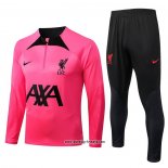 Sweatshirt Trainingsanzug Liverpool 2022-2023 Rosa