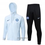 Trainingsanzug mit Kapuze Inter Milan 2023-2024 Blau