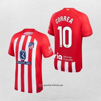 Atletico Madrid Spieler Correa Heimtrikot 2023-2024