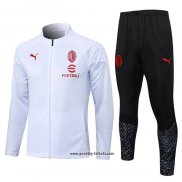 Jacke Trainingsanzug AC Milan 2023-2024 WeiB