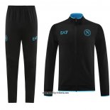 Jacke Trainingsanzug Napoli 2023-2024 Schwarz