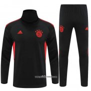 Sweatshirt Trainingsanzug Bayern München 2022 Schwarz