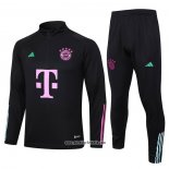 Sweatshirt Trainingsanzug Bayern München 2023-2024 Schwarz
