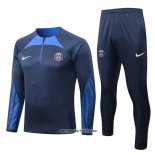 Sweatshirt Trainingsanzug Paris Saint-Germain 2022-2023 Blau