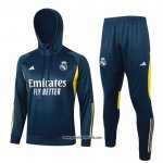 Sweatshirt Trainingsanzug Real Madrid 2023-2024 Blau