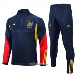 Sweatshirt Trainingsanzug Spanien 2022-2023 Blau