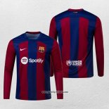 Barcelona Heimtrikot Langarm 2023-2024