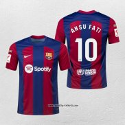Barcelona Spieler Ansu Fati Heimtrikot 2023-2024