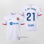 Barcelona Spieler F.De Jong Auswartstrikot 2023-2024