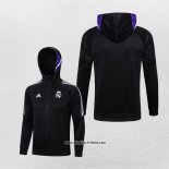 Kapuzenjacke Real Madrid 2022-2023 Schwarz