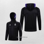 Kapuzenjacke Real Madrid 2022-2023 Schwarz