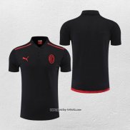 Polo AC Milan 2022-2023 Schwarz