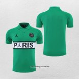 Polo Paris Saint-Germain Jordan 2022-2023 Grun