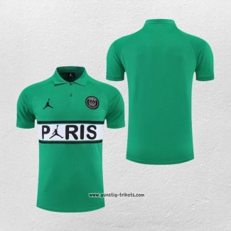 Polo Paris Saint-Germain Jordan 2022-2023 Grun