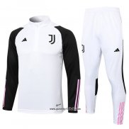 Sweatshirt Trainingsanzug Juventus 2023-2024 WeiB
