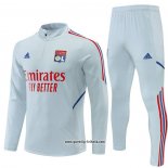 Sweatshirt Trainingsanzug Olympique Lyon 2022-2023 Grau
