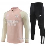 Sweatshirt Trainingsanzug Olympique Lyon 2023-2024 Rosa