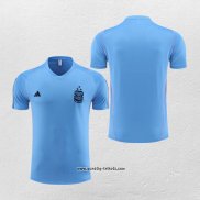 Traingsshirt Argentinien 2023-2024 Blau Oscuro