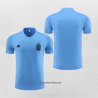 Traingsshirt Argentinien 2023-2024 Blau Oscuro