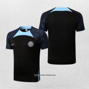 Traingsshirt Inter Milan 2022-2023 Schwarz