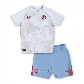 Aston Villa Auswartstrikot Kinder 2023-2024