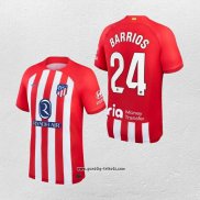 Atletico Madrid Spieler Barrios Heimtrikot 2023-2024