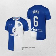 Atletico Madrid Spieler Koke Auswartstrikot 2023-2024