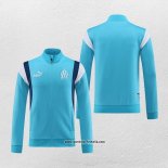 Jacke Olympique Marsella 2023-2024 Blau