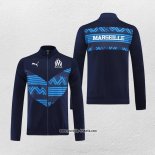 Jacke Olympique Marsella 2022-2023 Blau