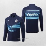 Jacke Olympique Marsella 2022-2023 Blau Oscuro