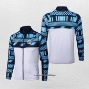 Jacke Olympique Marsella 2022-2023 Blau y WeiB