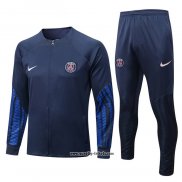 Jacke Trainingsanzug Paris Saint-Germain 2022-2023 Blau