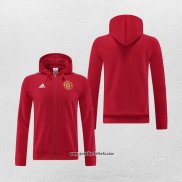 Kapuzenjacke Manchester United 2022-2023 Rot