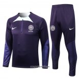 Sweatshirt Trainingsanzug Inter Milan 2022-2023 Purpura