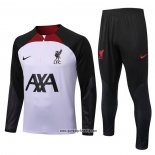 Sweatshirt Trainingsanzug Liverpool 2022-2023 Purpura