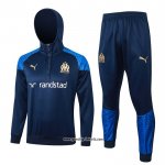 Sweatshirt Trainingsanzug Olympique Marsella 2023-2024 Blau Oscuro Sweatshirt Trainingsanzug Olympique Marsella 2023-2024 Blau Oscuro