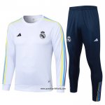 Sweatshirt Trainingsanzug Real Madrid 2023 WeiB