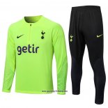 Sweatshirt Trainingsanzug Tottenham Hotspur 2022-2023 Grun