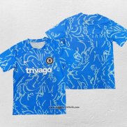 Traingsshirt Chelsea 2022 Blau Claro