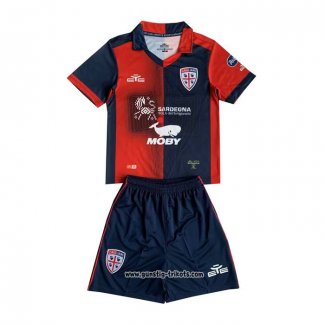 Cagliari Calcio Heimtrikot Kinder 2023-2024