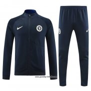 Jacke Trainingsanzug Chelsea 2023-2024 Blau